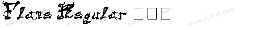 Flame Regular字体转换